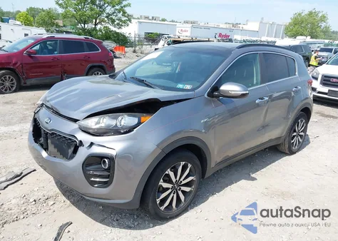2018 Kia Sportage Ex z USA, uszkodzony, nr VIN KNDPNCAC9J7400836